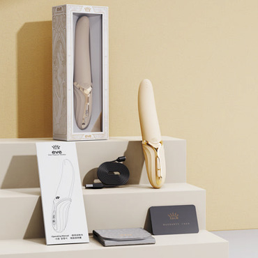 Zalo Вибростимулятор EVE, бежевый - подробные фото в секс шопе Condom-Shop