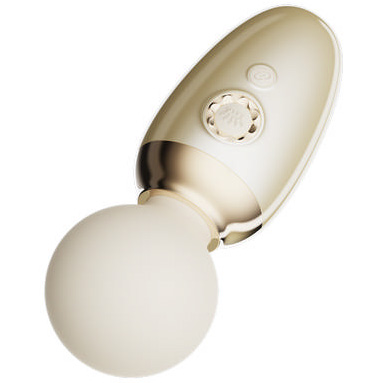 Zalo Мини-вибромассажёр AVA, бежевый, С функцией нагрева и другие товары Zalo с фото