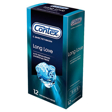 Contex Long Love, 12 шт, Презервативы продлевающие