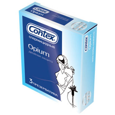 Contex Opium, 12 шт - Презервативы со спермицидной смазкой - купить в секс шопе
