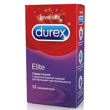 Durex Elite, 12 шт, Презервативы ультратонкие