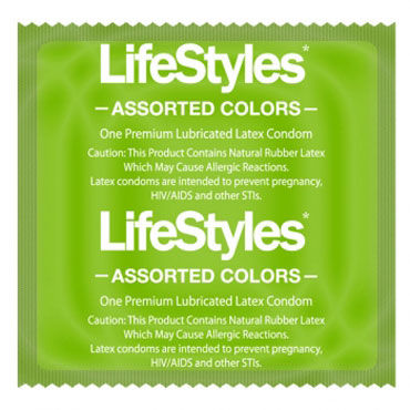 LifeStyles Assorted Colors, Презервативы разноцветные