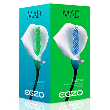 Egzo Mad Flower, телесный - Вибромассажер со стимулирующими шипиками - купить в секс шопе