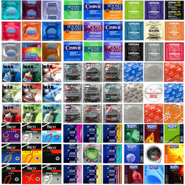 Годовой Запас Презервативов, 365 презервативов в красивой подарочной упаковке