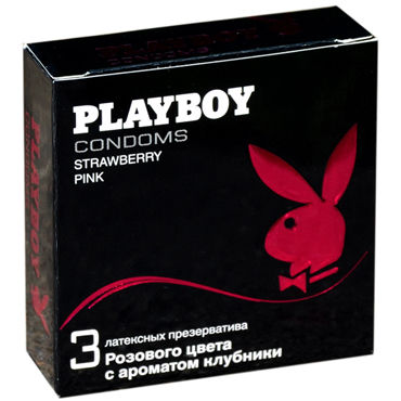 Playboy Strawberry Pink, Презервативы с ароматом клубники