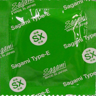 Sagami Xtreme Type E, 3 шт., Презервативы ультратонкие c пупырышками