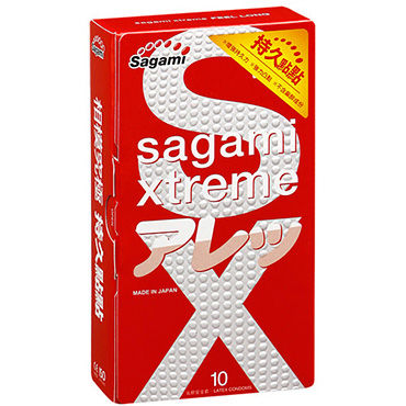 Sagami Xtreme Feel Long, 10 шт, Презервативы продлевающие