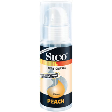 Sico Peach, 100 мл, Лубрикант с ароматом персика