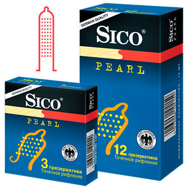 Sico Pearl - Презервативы с пупырышками - купить в секс шопе