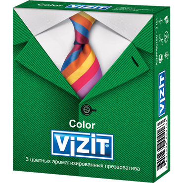 Vizit Color, Презервативы цветные ароматизированные и другие товары Vizit с фото