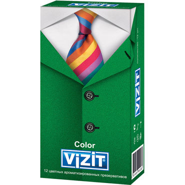 Vizit Color, Презервативы цветные ароматизированные