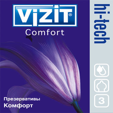 Vizit Hi-Tech Comfort, Презервативы анатомической формы
