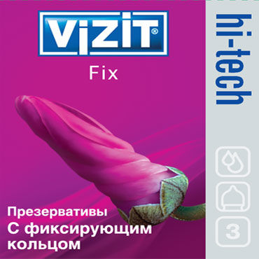 Vizit Hi-Tech Fix, Презервативы с фиксирующим кольцом