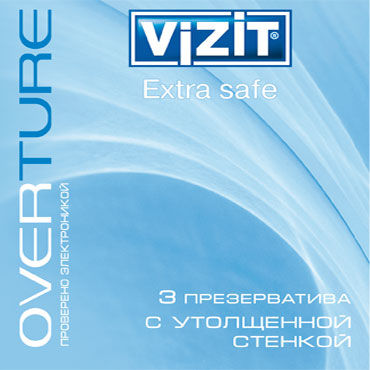 Vizit Overture Extra Safe, Презервативы с утолщенной стенкой
