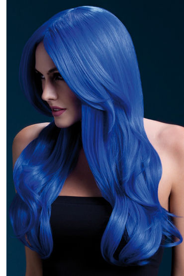 Fever Khloe Wig Neon Blue, Парик, с длинными волосами