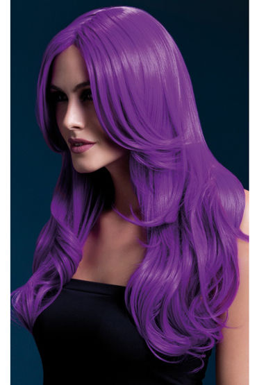 Fever Khloe Wig Neon Purple, Парик, с длинными волосами