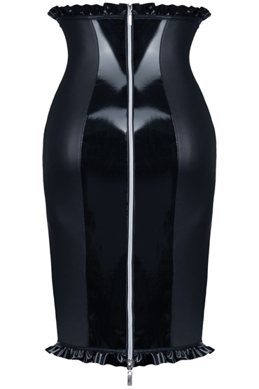 Demoniq Hard Candy Anija, черная - Высокая юбка карандаш - купить в секс шопе