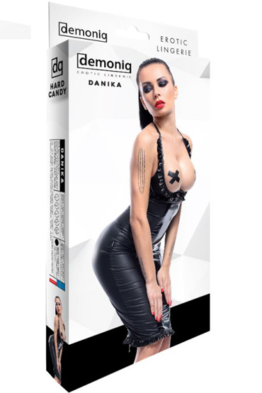 Demoniq Hard Candy Danika, черная, Высокая юбка карандаш и топ и другие товары Demoniq с фото