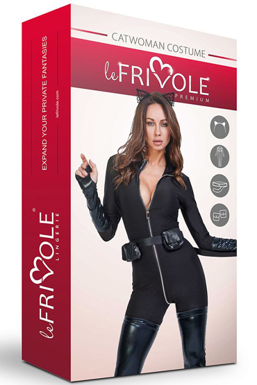 Le Frivole Premium Catwoman Costume, черный - фото 8