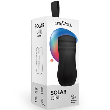 Le Frivole Solar Men Girl, черный/телесный, Мастурбатор в виде вагины и другие товары Le Frivole с фото