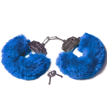 Le Frivole Be Mine Hand Cuffs, синие