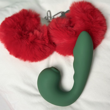 Вибратор с вакуумной стимуляцией Duo Viro Sensora - фото 7