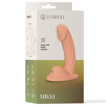 Реалистичный вибратор Mikki Sensora - С двойной стимуляцией и присоской - купить в секс шопе