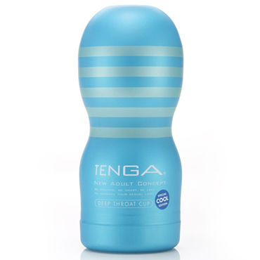 Tenga Deep Throat Cool Edition, Мастурбатор с охлаждающим эффектом, имитирующий оральный секс