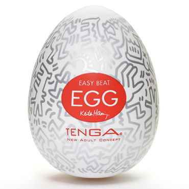 Tenga Egg Party, Keith Haring Edition, Одноразовый мастурбатор в виде яйца, лимитированный выпуск