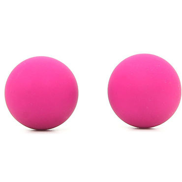 Doc Johnson Silicone Ben Wa Balls, розовые, Силиконовые шарики для тренировки мышц влагалища