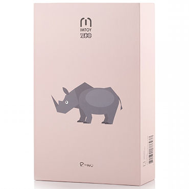 Imtoy Zoo Rhino - Перезаряжаемый вибратор для стимуляции точки G и клитора - купить в секс шопе