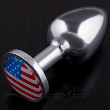 Пикантные штучки Маленькая анальная пробка, С изображением флага США