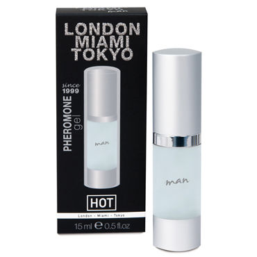 Hot London Miami Tokio Man, 15мл, Мужской гель-концентрат феромонов