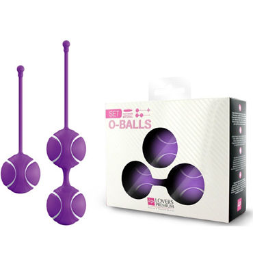 LoversPremium O-balls Set, фиолетовый - фото, отзывы