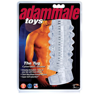 Topco Adam Male Toys The Tug CyberSkin Stroker - Насадка на пенис - купить в секс шопе