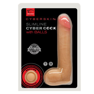 Topco CyberSkin SlimLine CyberCock with Balls - фото, отзывы