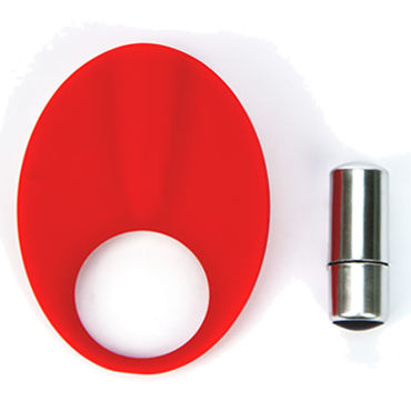 Topco TLC Caliber Vibrating Silicone Cock Ring - Эрекционное кольцо с вибрацией - купить в секс шопе