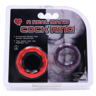 Topco TLC A Real Mans Cock Ring - подробные фото в секс шопе Condom-Shop