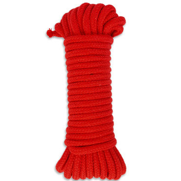 Пикантные штучки Веревка для связывания 10 м, красная - фото, отзывы