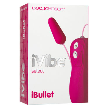 Doc Johnson iVibe Select iBullet, розовая - Вибропуля с выносным пультом - купить в секс шопе
