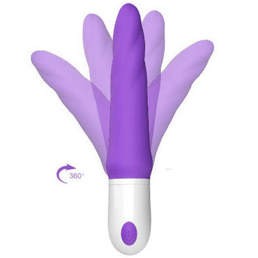RestArt Sparta, фиолетовый - Гибкий рельефный вибратор - купить в секс шопе