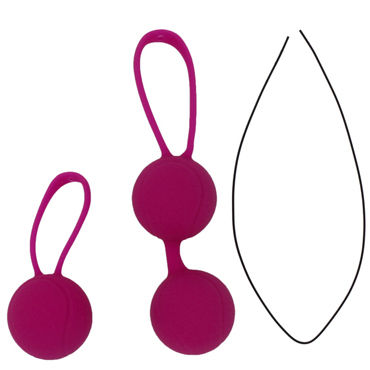 RestArt Kegel Balls, розовый - Набор для тренировки вагинальных мышц - купить в секс шопе