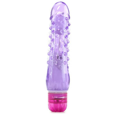 Topco Climax Gems Lavender Beaded, фиолетовый, Вибратор с пупырышками
