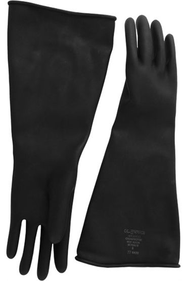 Mister B Thick Industrial Rubber Gloves, черные, Резиновые перчатки
