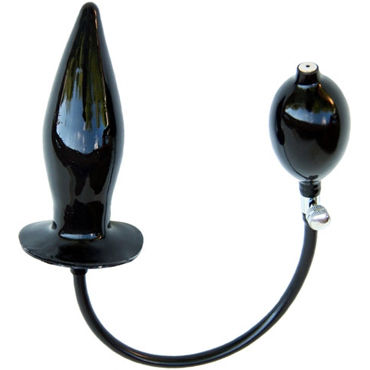 Mister B Inflatable Butt Plug, черная, Анальная груша