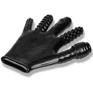Mister B Oxballs Finger, черные - Перчатки для интимных ласк - купить в секс шопе