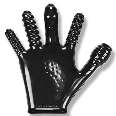 Mister B Oxballs Finger, черные, Перчатки для интимных ласк