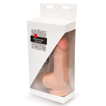 Пикантные Штучки Реалистичный Фаллоимитатор 13 см, телесный - На присоске - купить в секс шопе