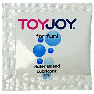 Toy Joy Waterbased Lubricant, 4 мл — фото 1
