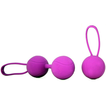 Shibari Pleasure Kegel Balls, фиолетовые, Набор вагинальных шариков